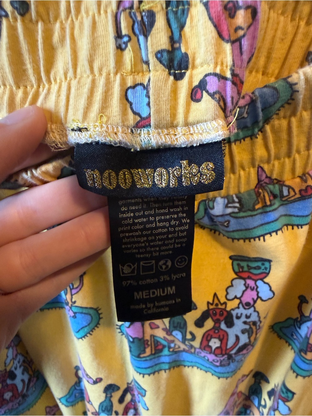 Nooworks Jogger Pants with Multicolor dogs - Picture 4 of 6